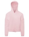 Kinder Hooded Tri Dri Recycled Cropped Oversize light pink